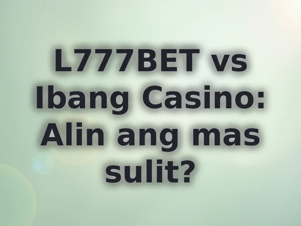 Casino Comparison Guide